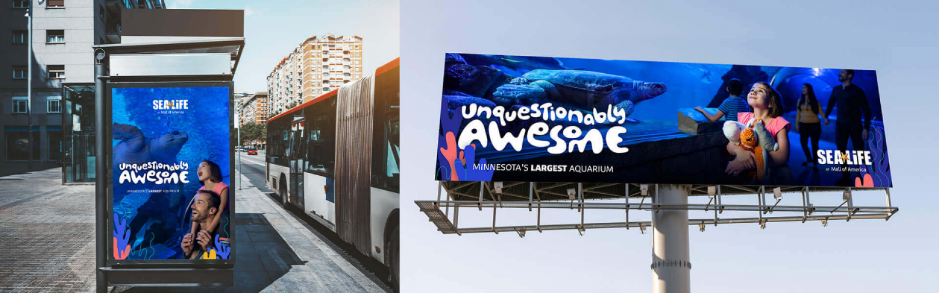 billboards and bus coverings graphics